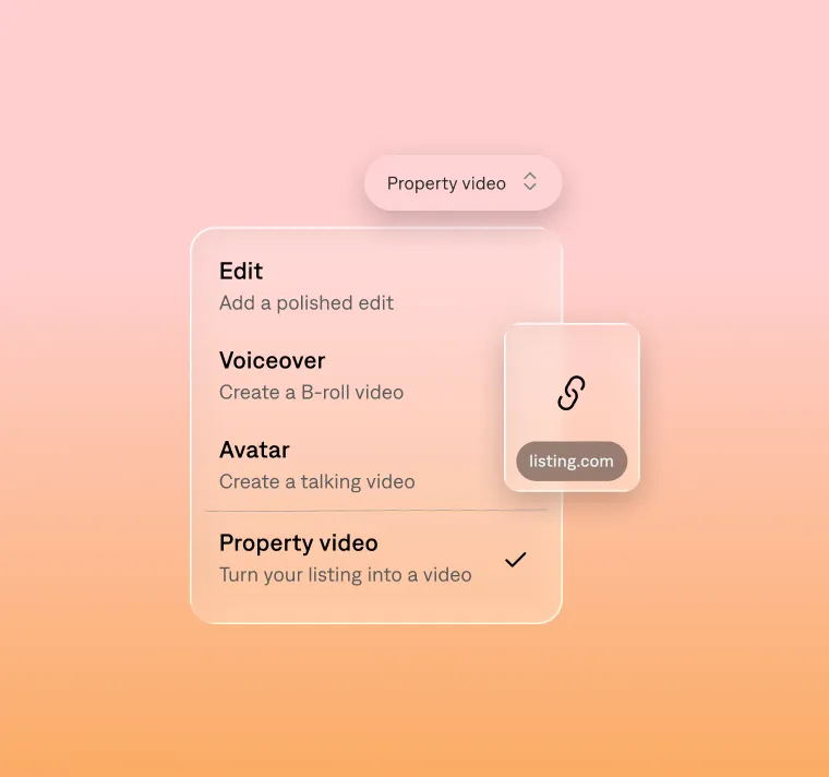 Uploading images to Captions for a property tour